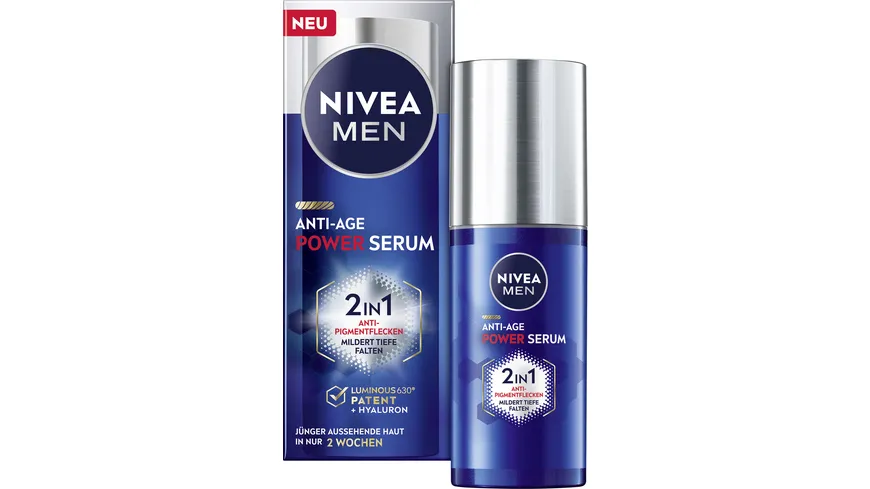 NIVEA MEN Luminous Anti-Age Power Serum 30 ml