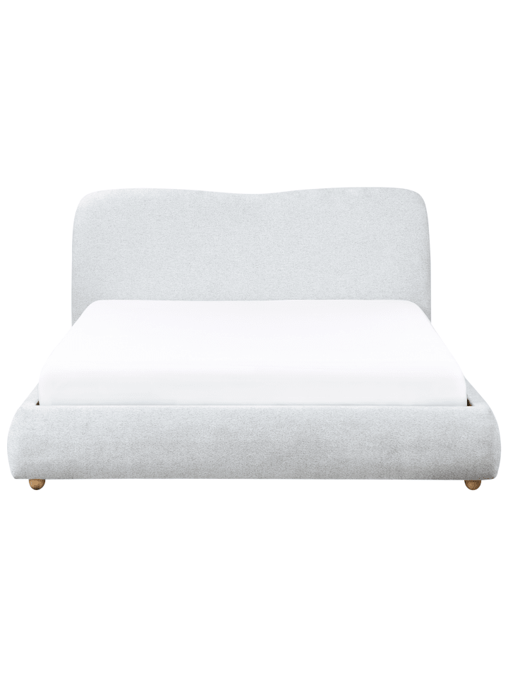 Beliani Doppelbett BLAGNAC in Grau - (W) 180 x (H) 98 x (L) 228 cm günstig kaufen onesize