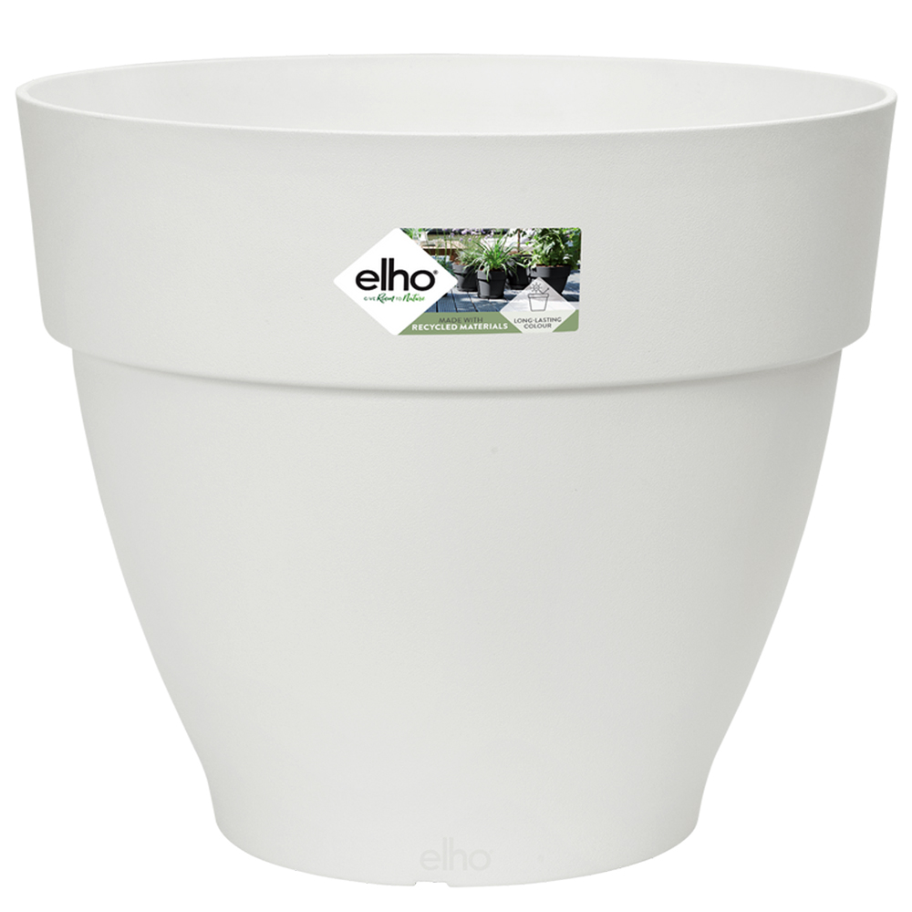 Casaria Deuba® Blumentopf Weiß 35x29cm 18,2L