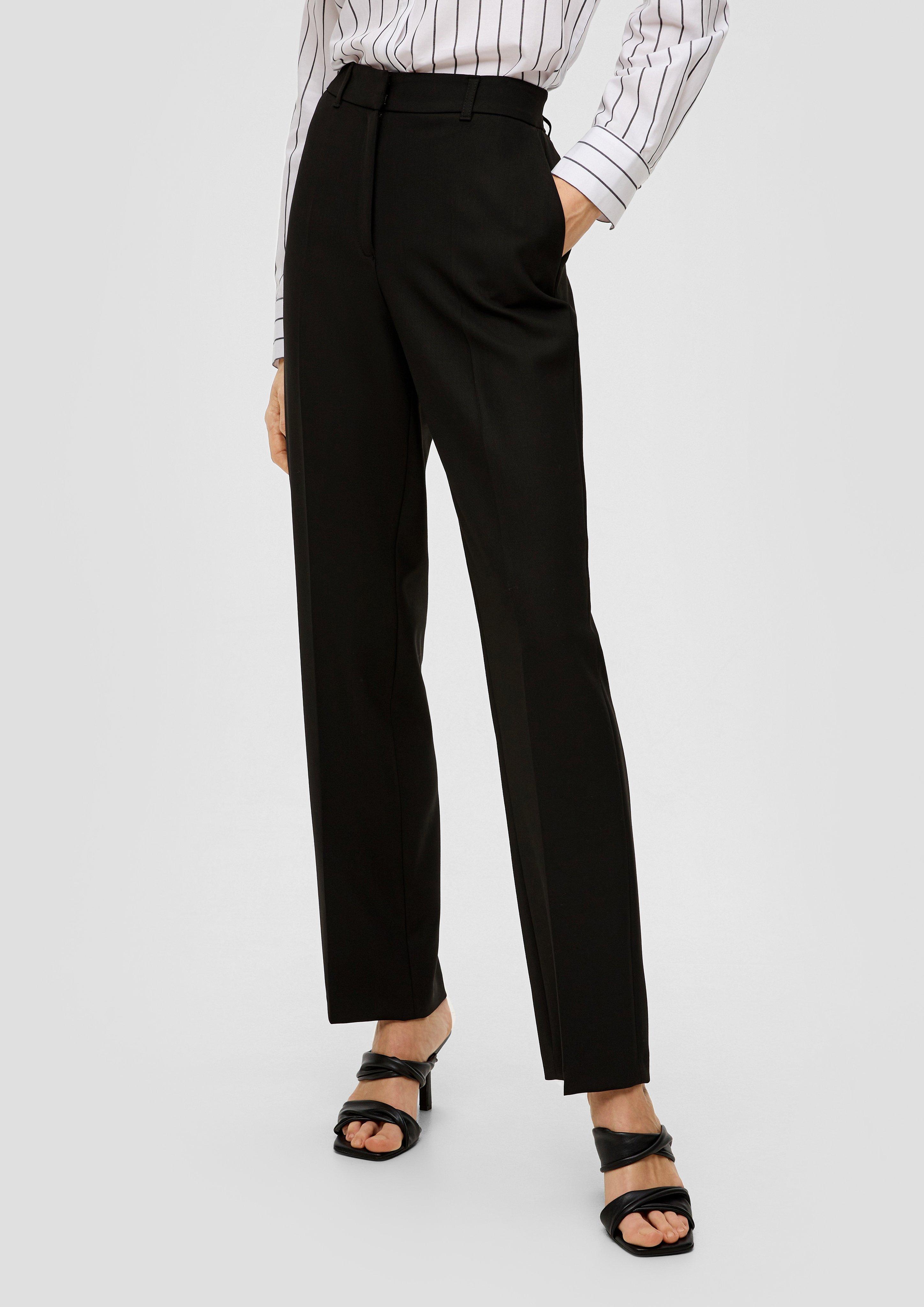 Straight-Leg-Hose aus Viskosemix  2148925-9999