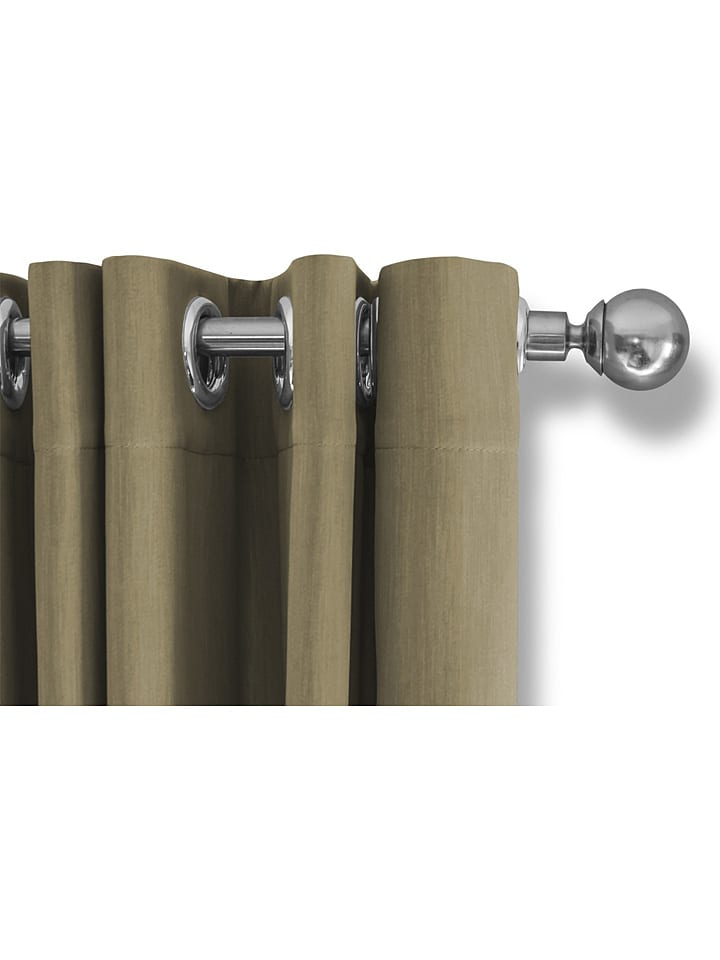 Lifa Living Ösenvorhang in Beige günstig kaufen 150x250 cm