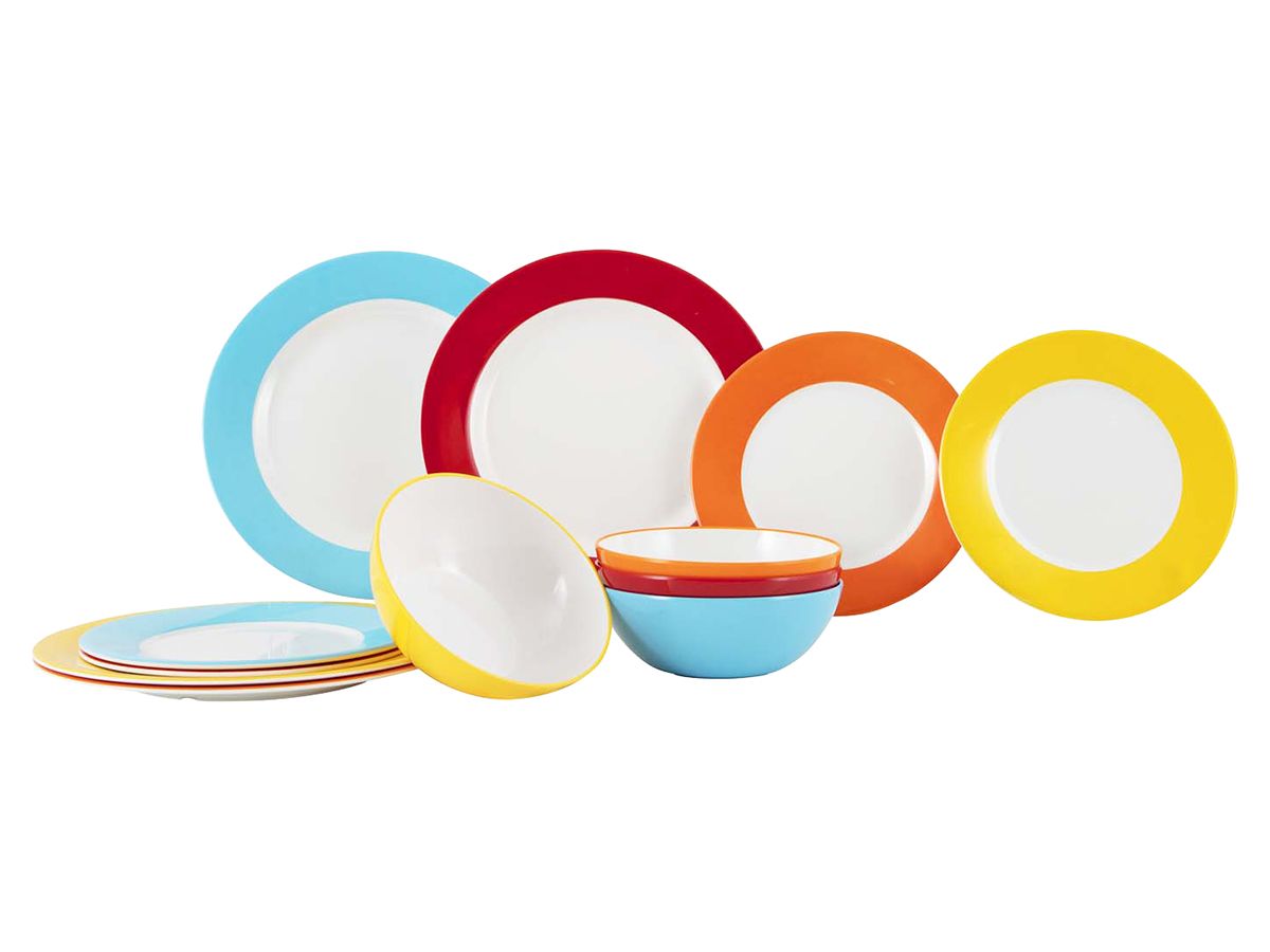 Gimex Colour Line 12-teiliges Geschirrset