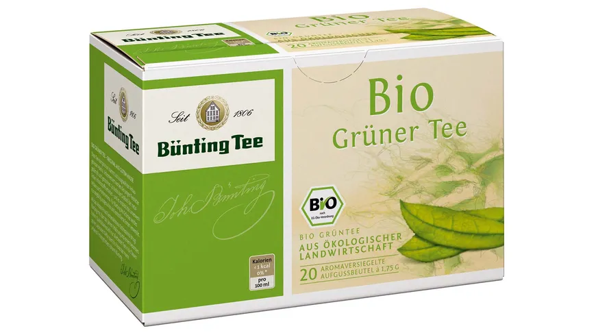 Bünting Tee Bio Grüner Tee 35 g