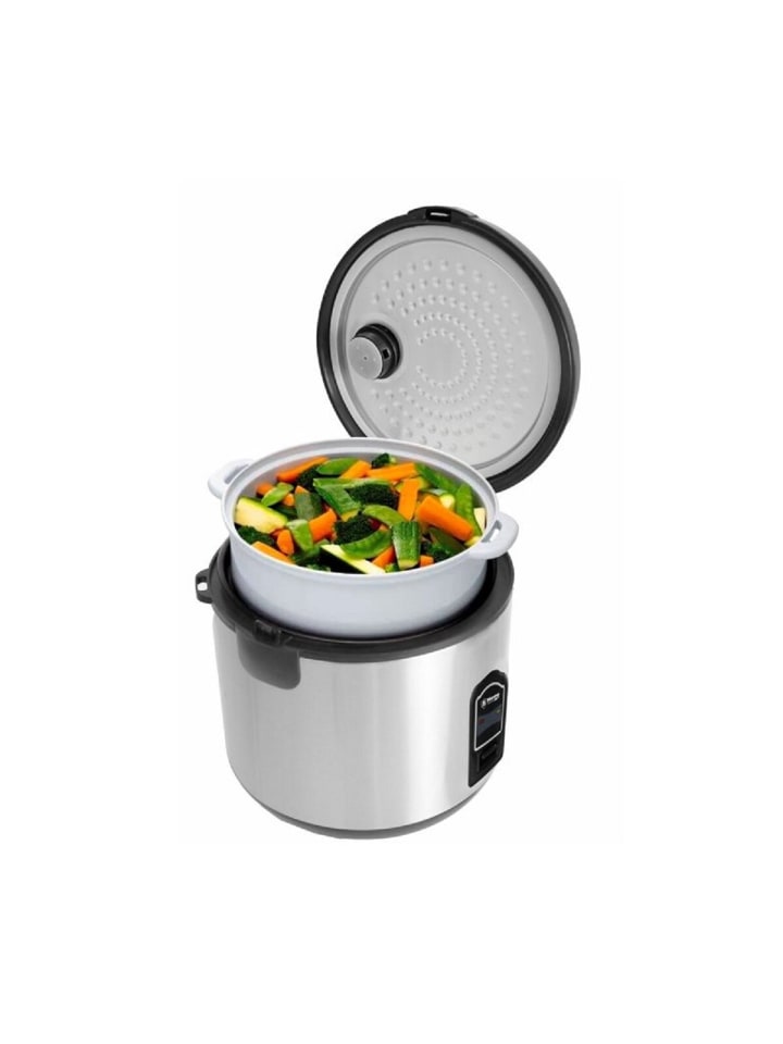 COFI 1453 Multi Dampfkocher Reiskocher und Dampfgarer mit Zubehör in Silber günstig kaufen 1
