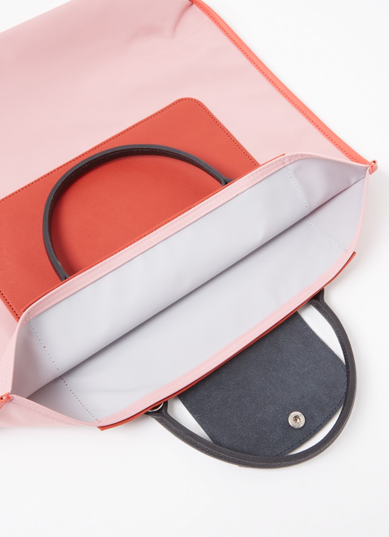 Geantă Longchamp Cabas M cu detalii din piele
