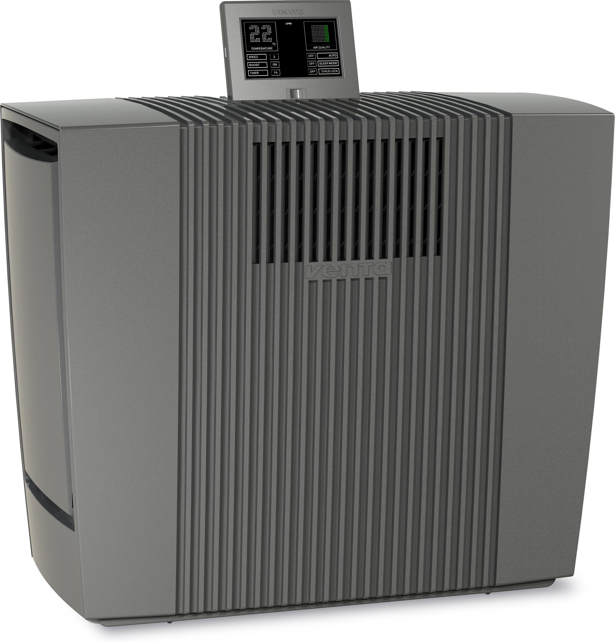 Venta Luftreiniger befreit die Raumluft zu 99,95 % von Allergenen und Viren bis 0,1 µm, für 75 m² Räume