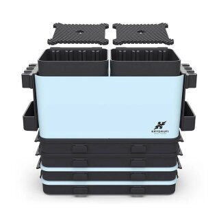 Krydrufi - All in One Modular Box: Ultra Set (Wet Palette Edition) - Blau / Schwarz