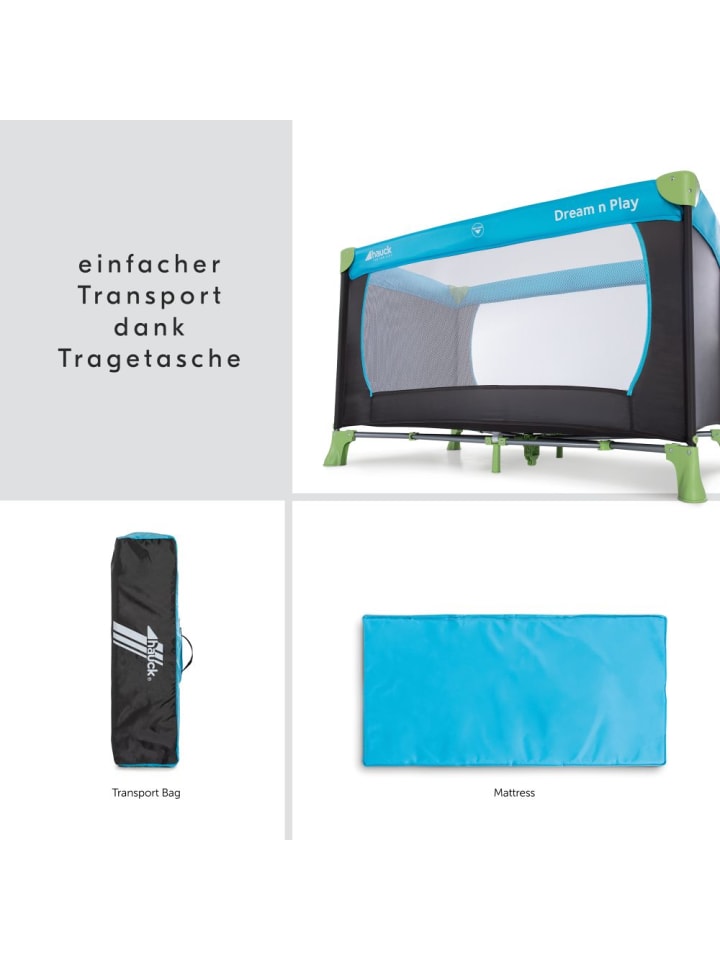 Hauck Reisebett Sparset - Dream N Play inkl. Alvi in blau günstig kaufen onesize