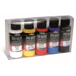 Vallejo Premium: Opaque Basics (Polyu.) (60ml) (5)