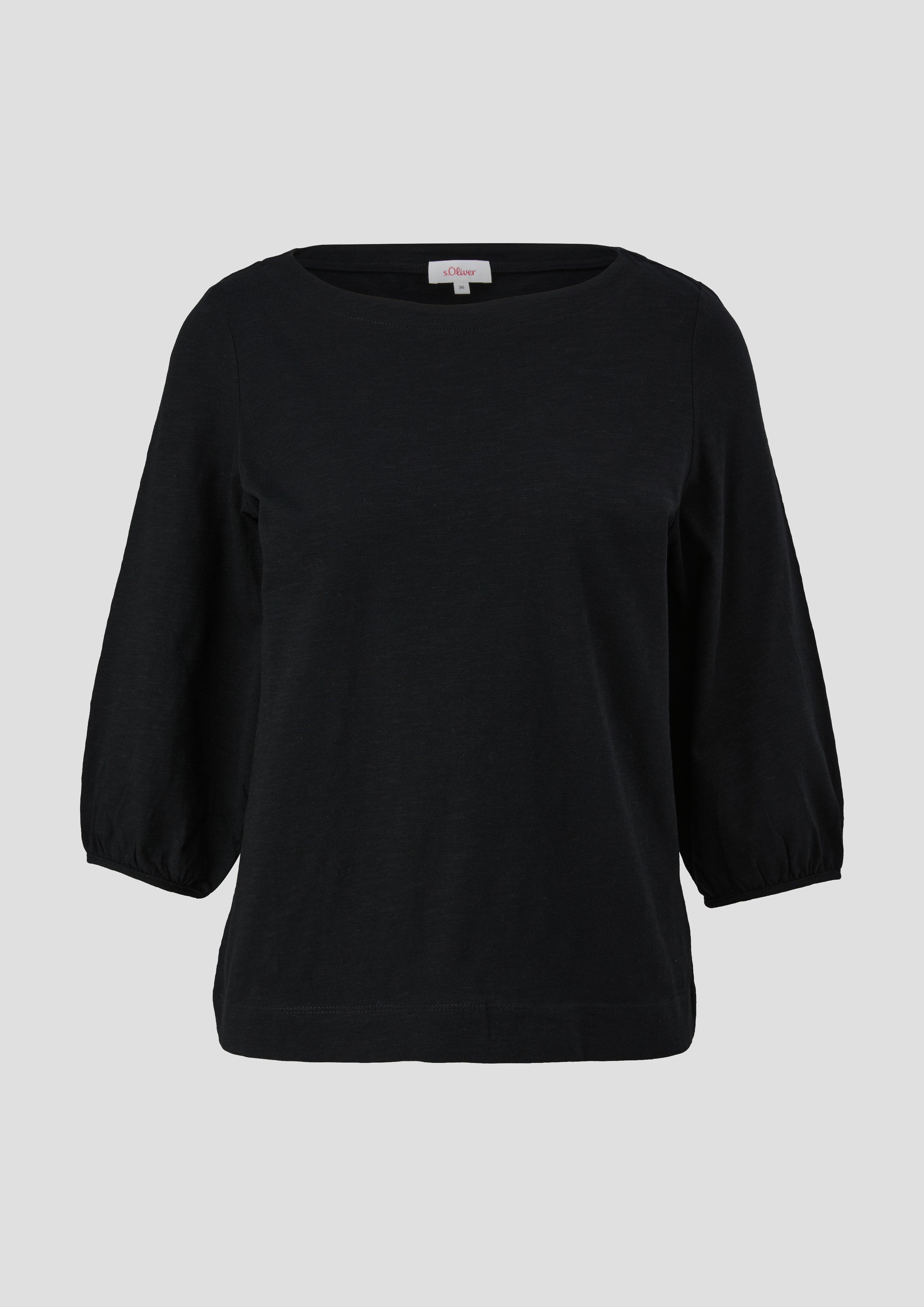 Baumwollshirt mit Puffärmeln  2145857-9999