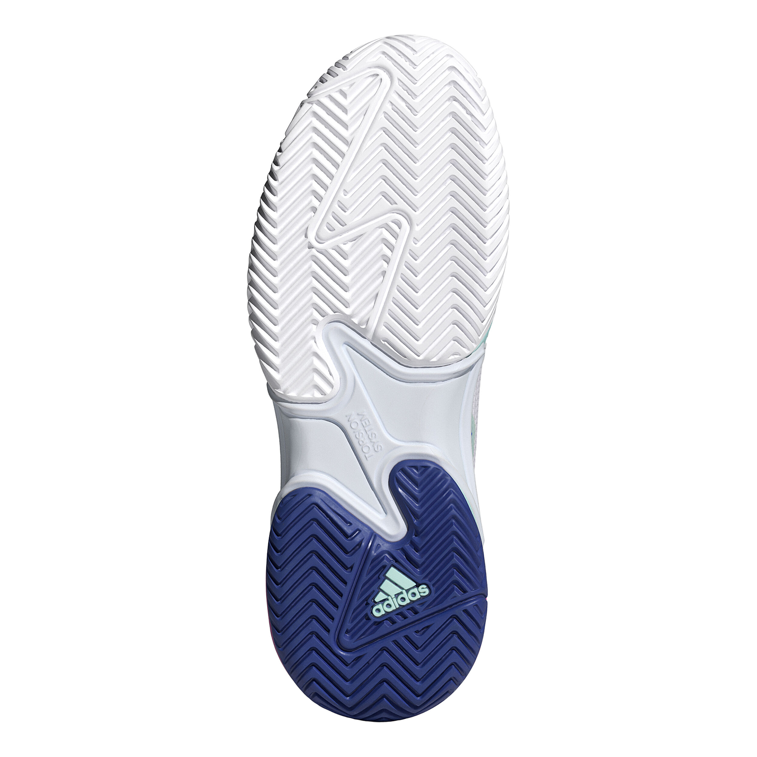 Barricade 13 Allcourtschuh Herren - Weiß, Blau