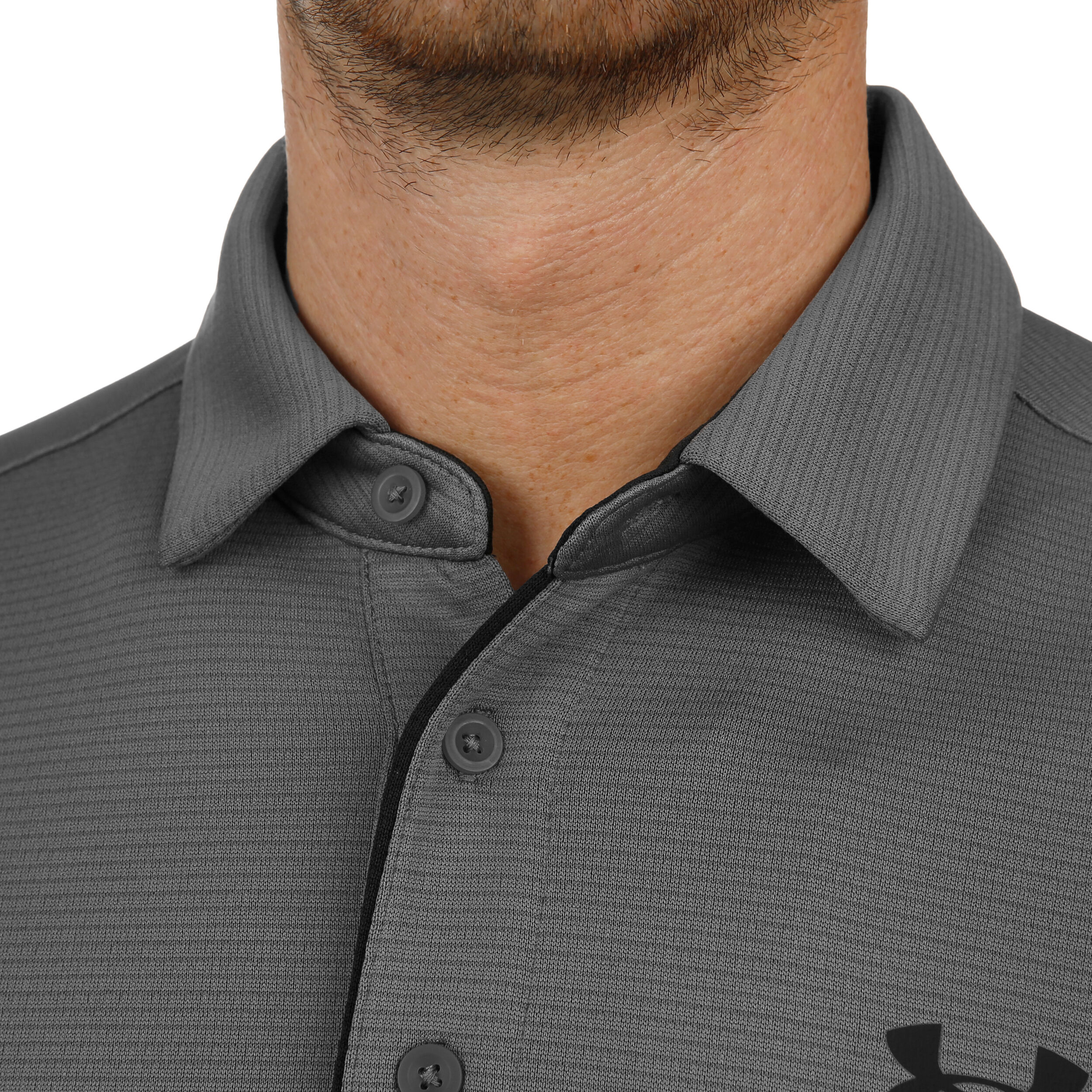 Tech Polo Herren - Grau, Schwarz