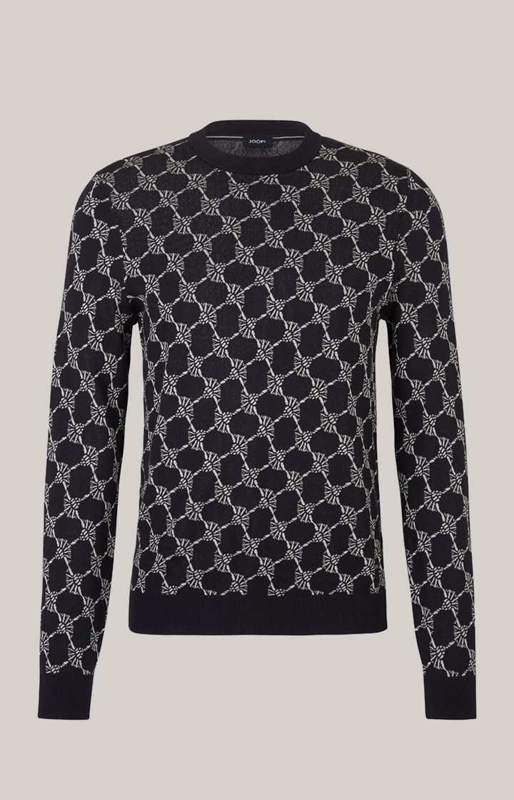 Cornflower-Pullover Ravon in Navy gemustert
