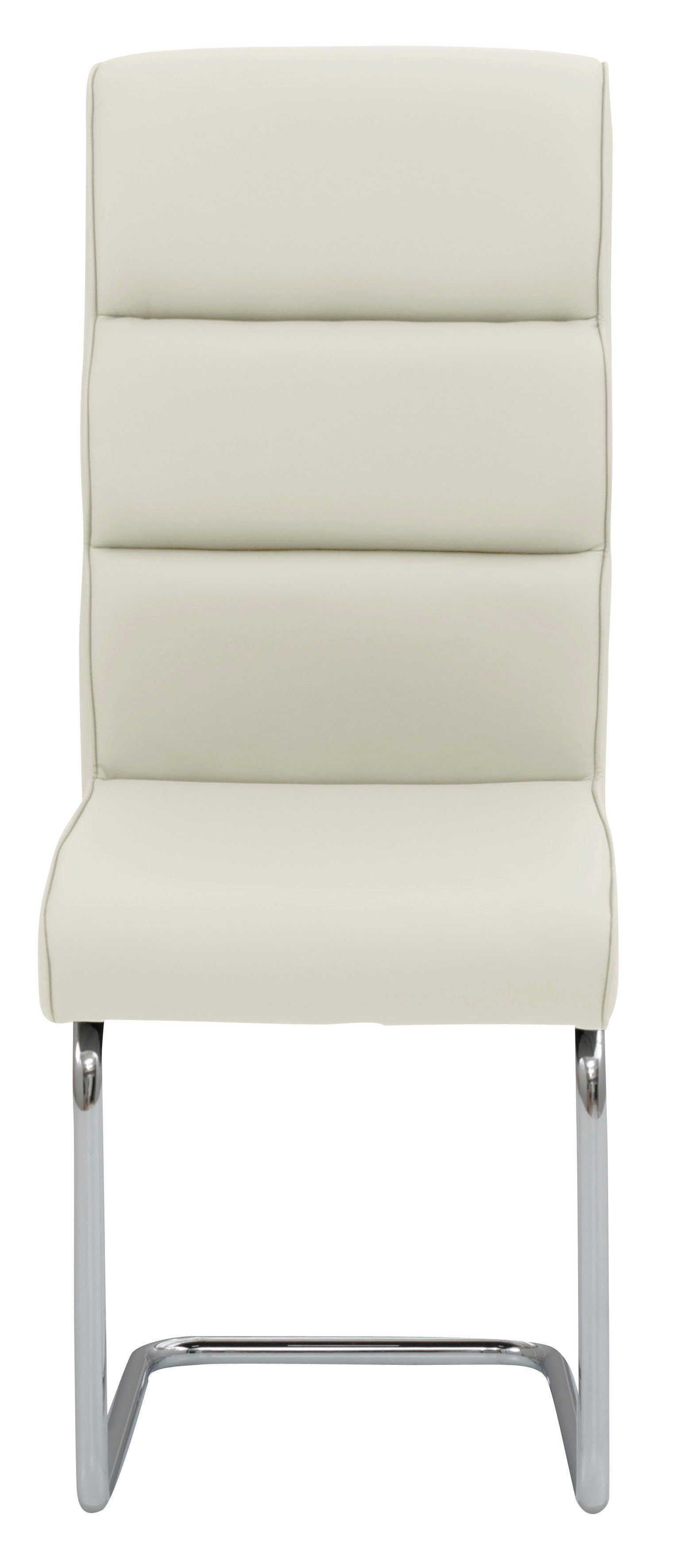 INOSIGN Freischwinger Lano, im 2er Set, Sitz gepolstert, Gestell aus Metall, Sitzhöhe 50 cm