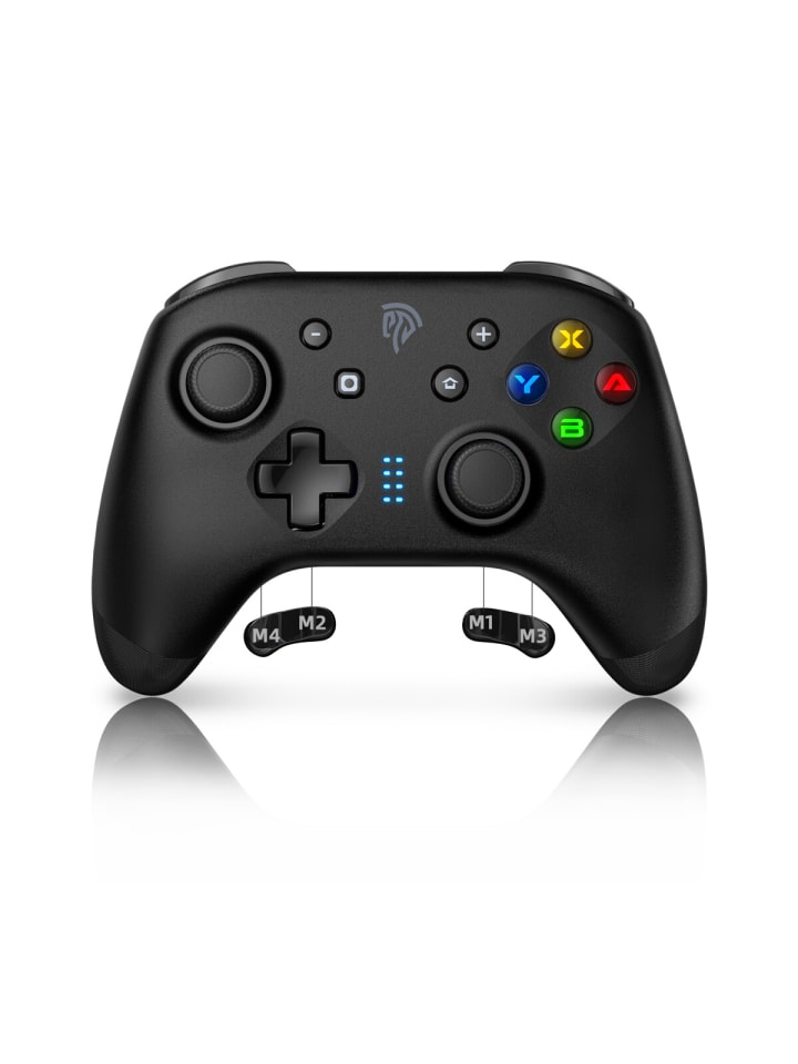 Almina EasySMX ESM-9124 Kabelloses Bluetooth/2,4GHz Gamepad Schwarz in Schwarz günstig kaufen onesize