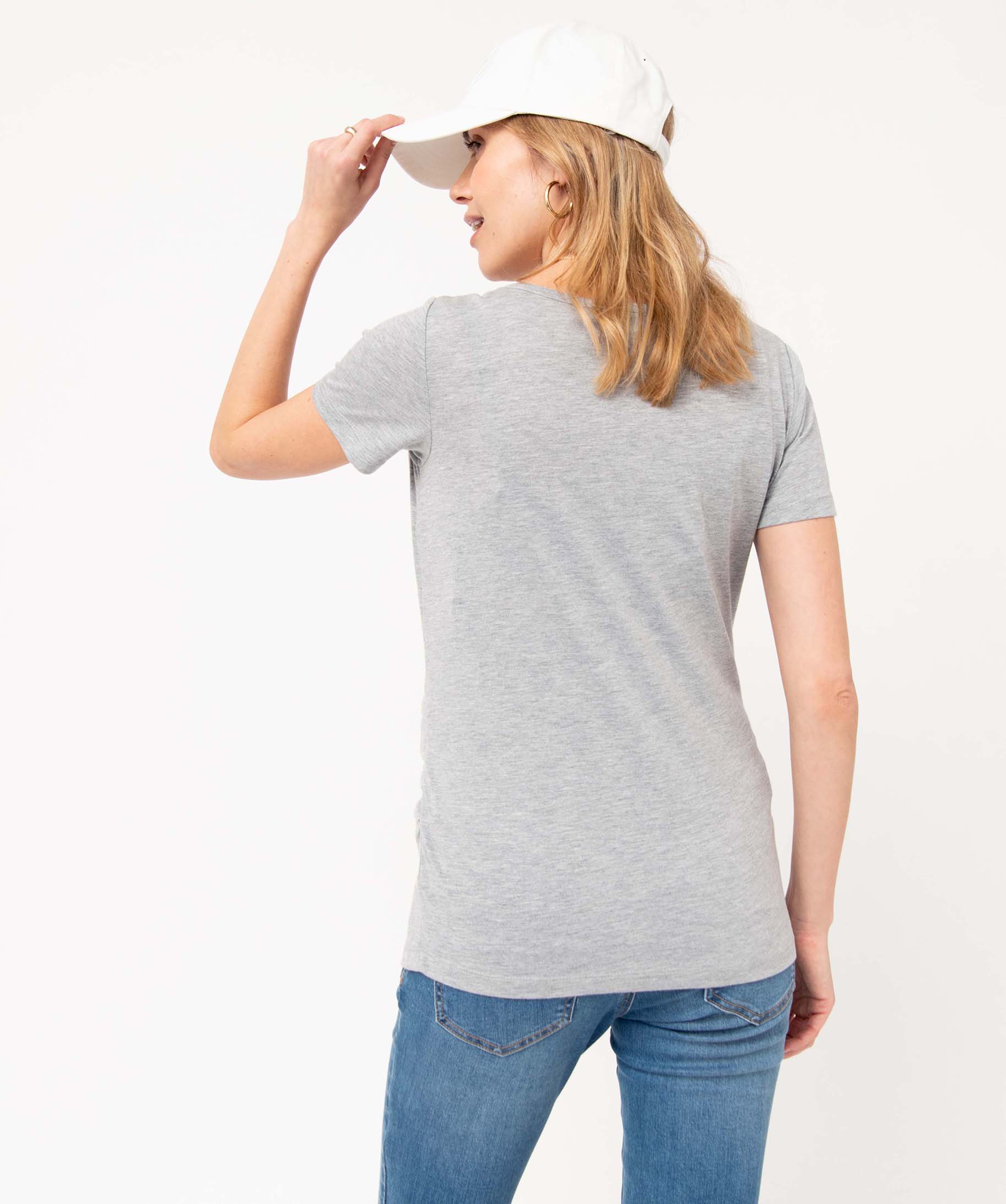 Tee-shirt de grossesse imprimé à manches courtes imprime | GEMO