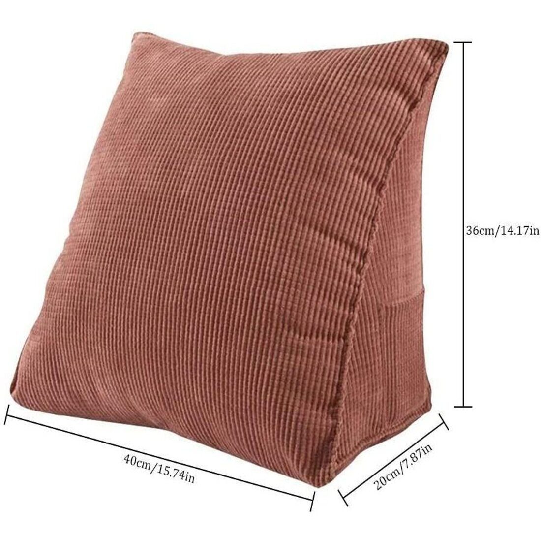 Einemgeld Keilkissen Keilkissen - Orthopädisches Rückenkissen - Ergonomisches Keil-Kissen