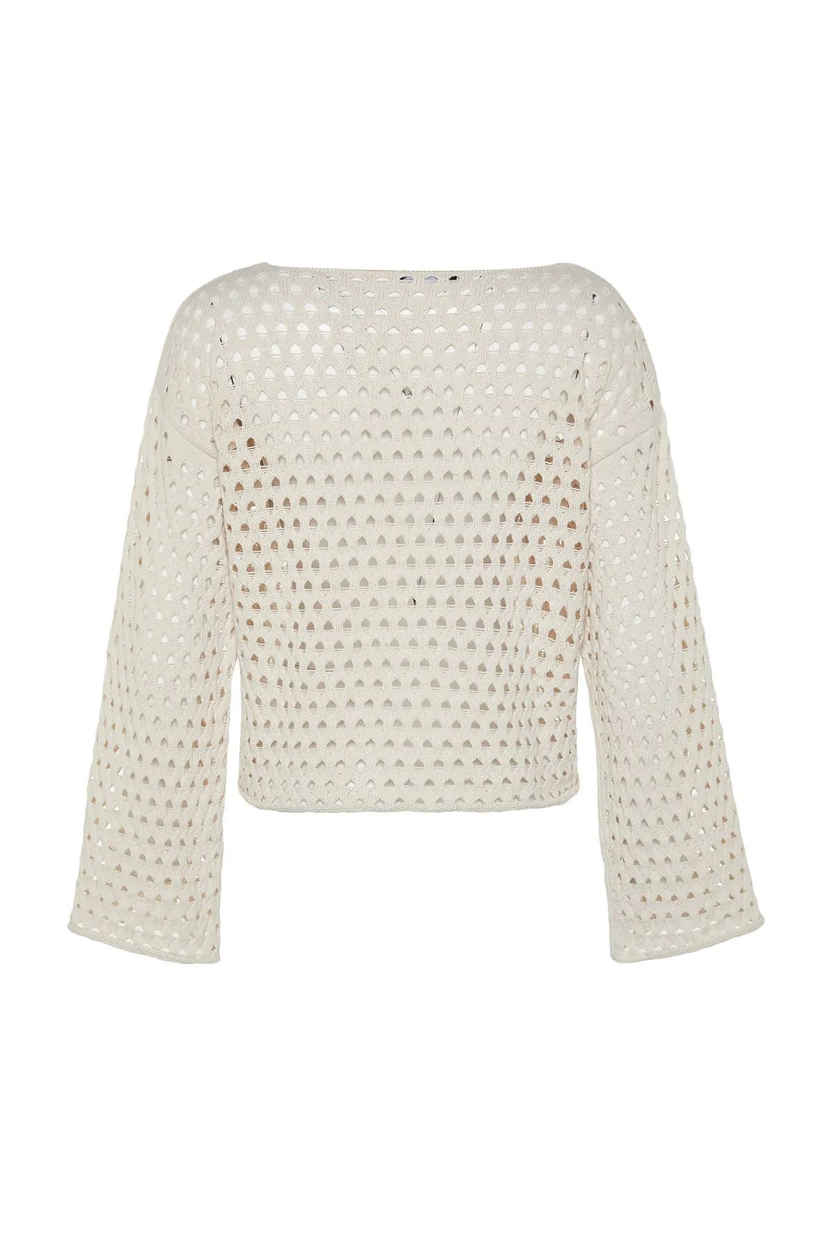 Trendyol Collection  Steindünner Strickpullover mit Lochmuster TWOSS23KZ00050