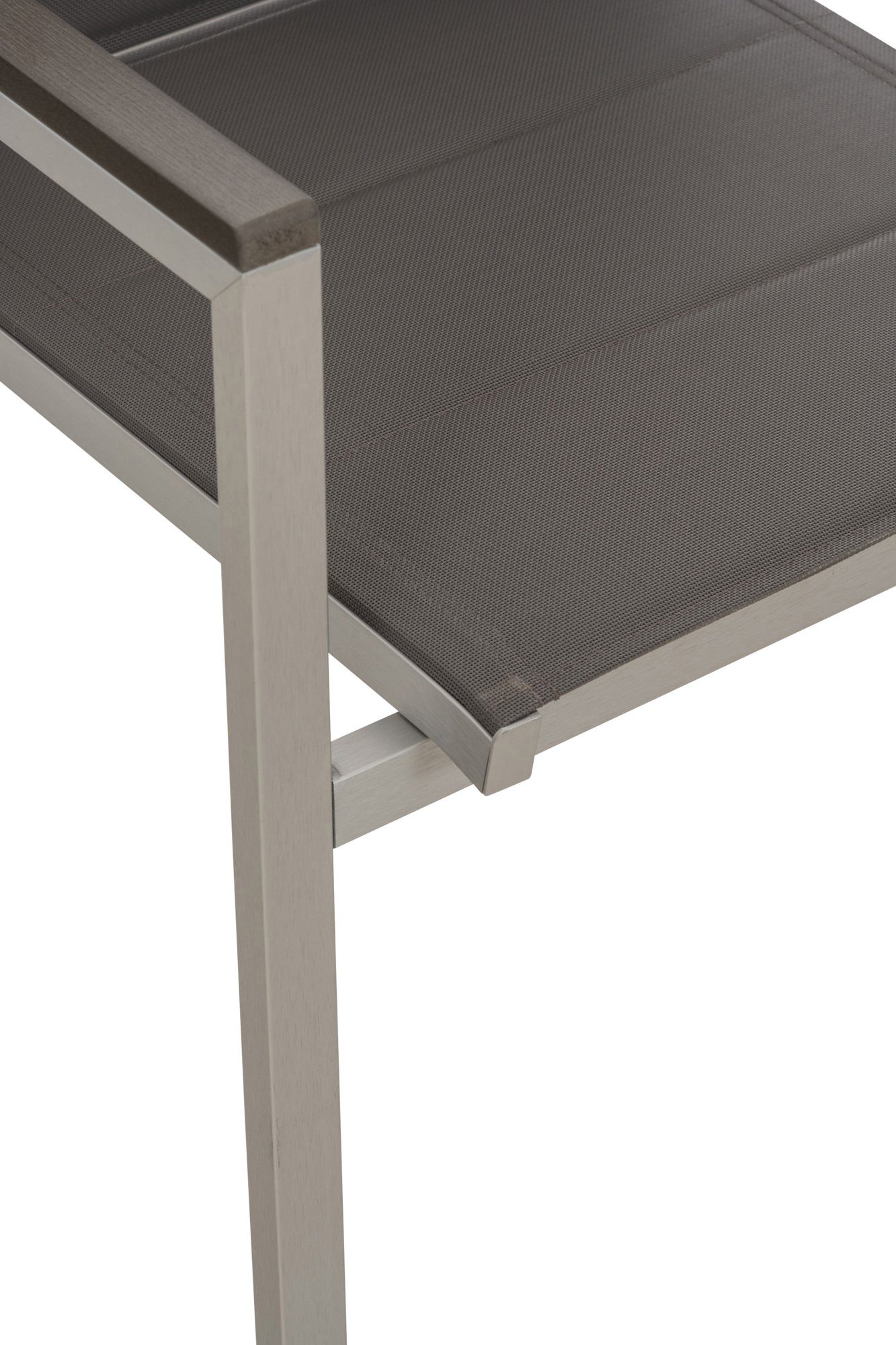 CLP Stapelstuhl Stapelstuhl Patel, Aus Aluminium Mit Mikrofaserbezug