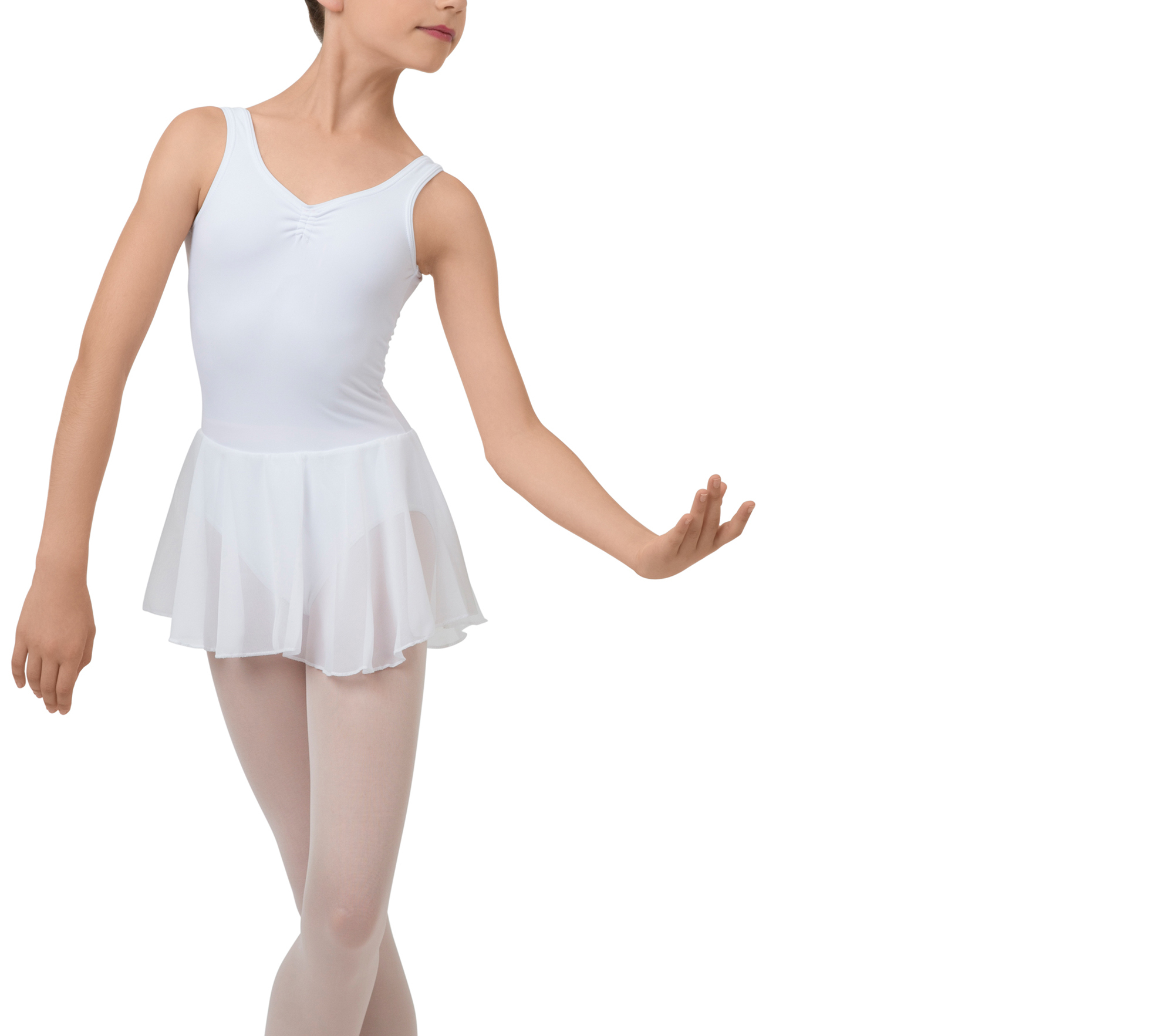Gathered neckline tunic