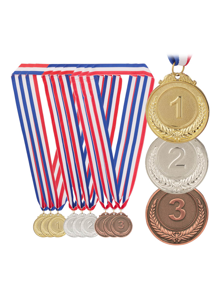 relaxdays 12 x Medaille 