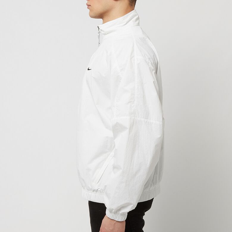 NIKE Solo Swoosh Woven Track Jacket Plain white/black