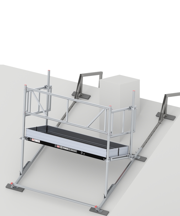 Altrex C500905 Dimniški oder 0,75 x 2,45 m enojni