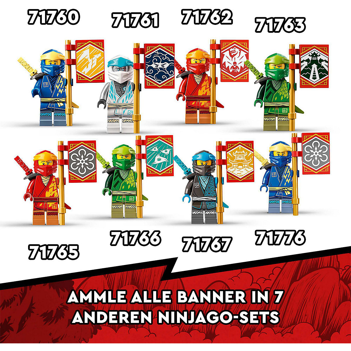 LEGO® Ninjago 71762 Kais Feuerdrache EVO