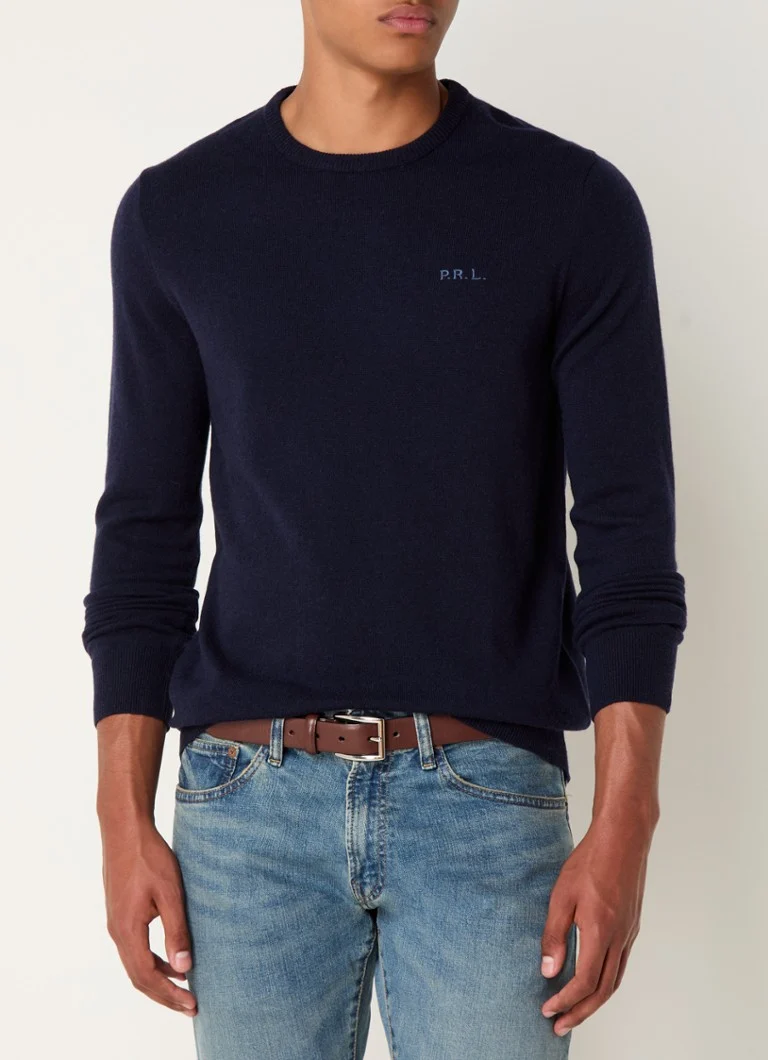 Ralph Lauren Fine-knit wool pullover with logo