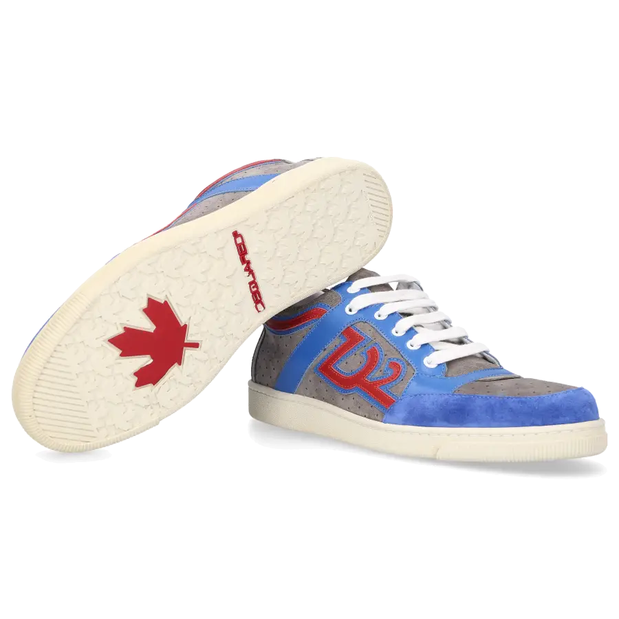 Dsquared2 - Sneaker low SN016 Kalbsleder - grau