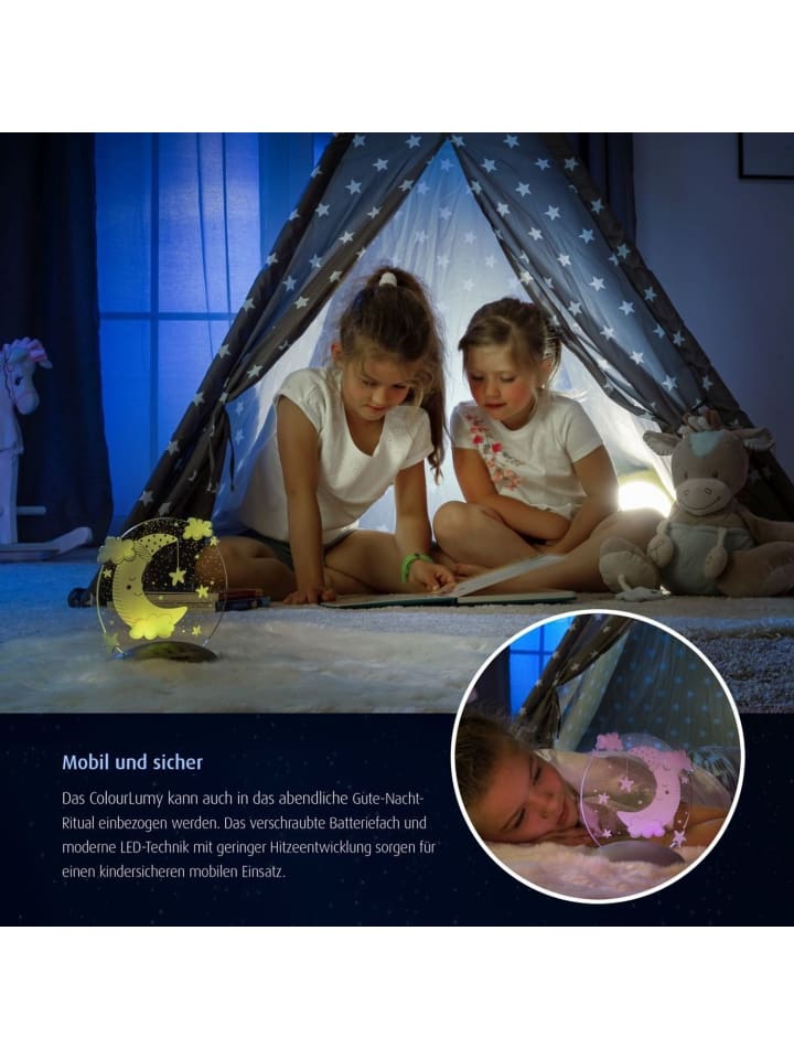 Reer ColourLumy Mond Beruhigungslicht in Weiß ab 0 Monate günstig kaufen onesize
