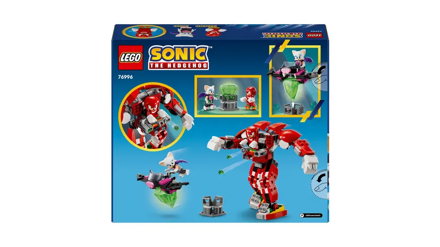 LEGO Sonic the Hedgehog 76996 Knuckles‘ Wächter-Mech, baubare Action-Figur