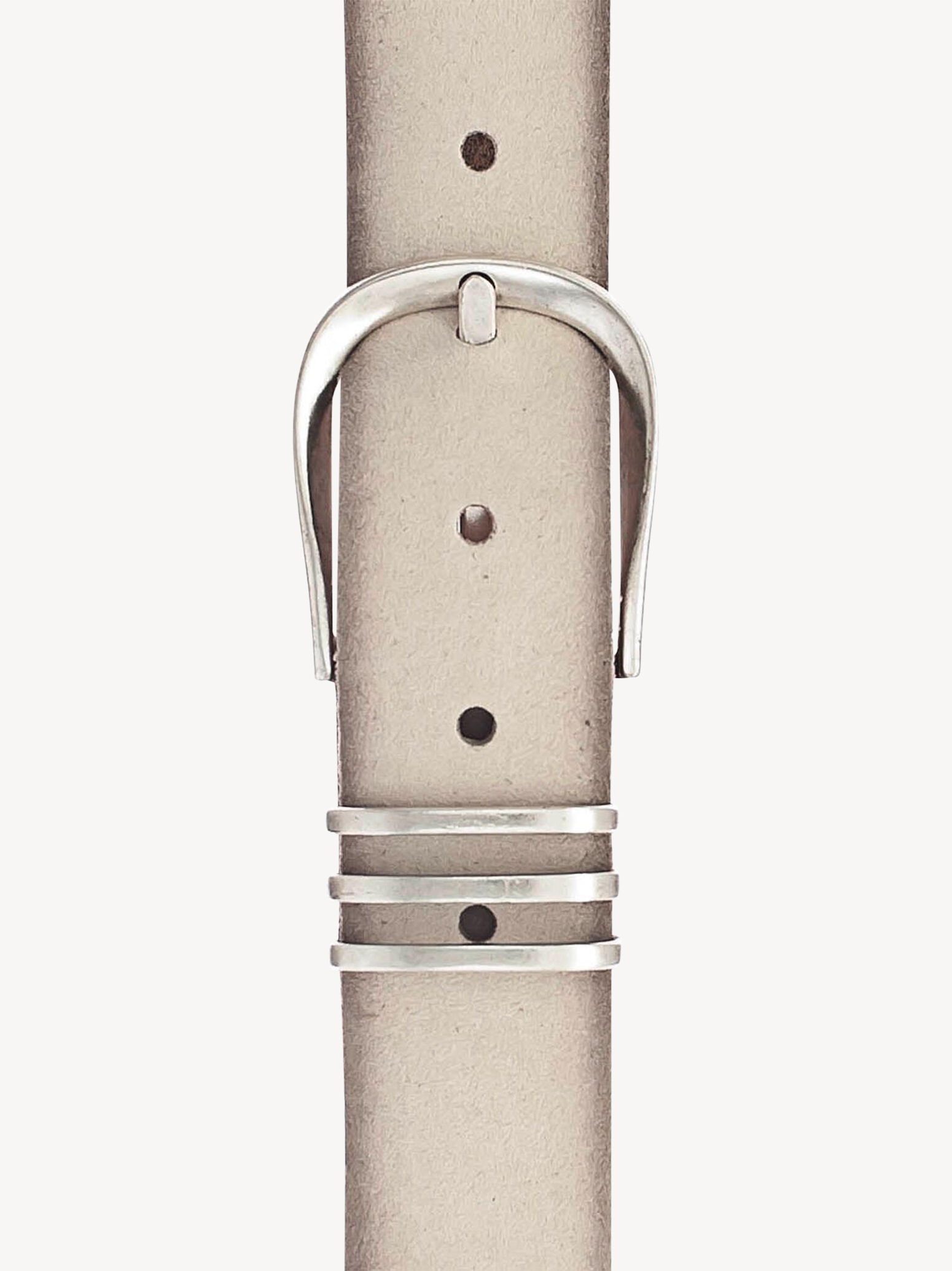 Ceinture en cuir - beige
