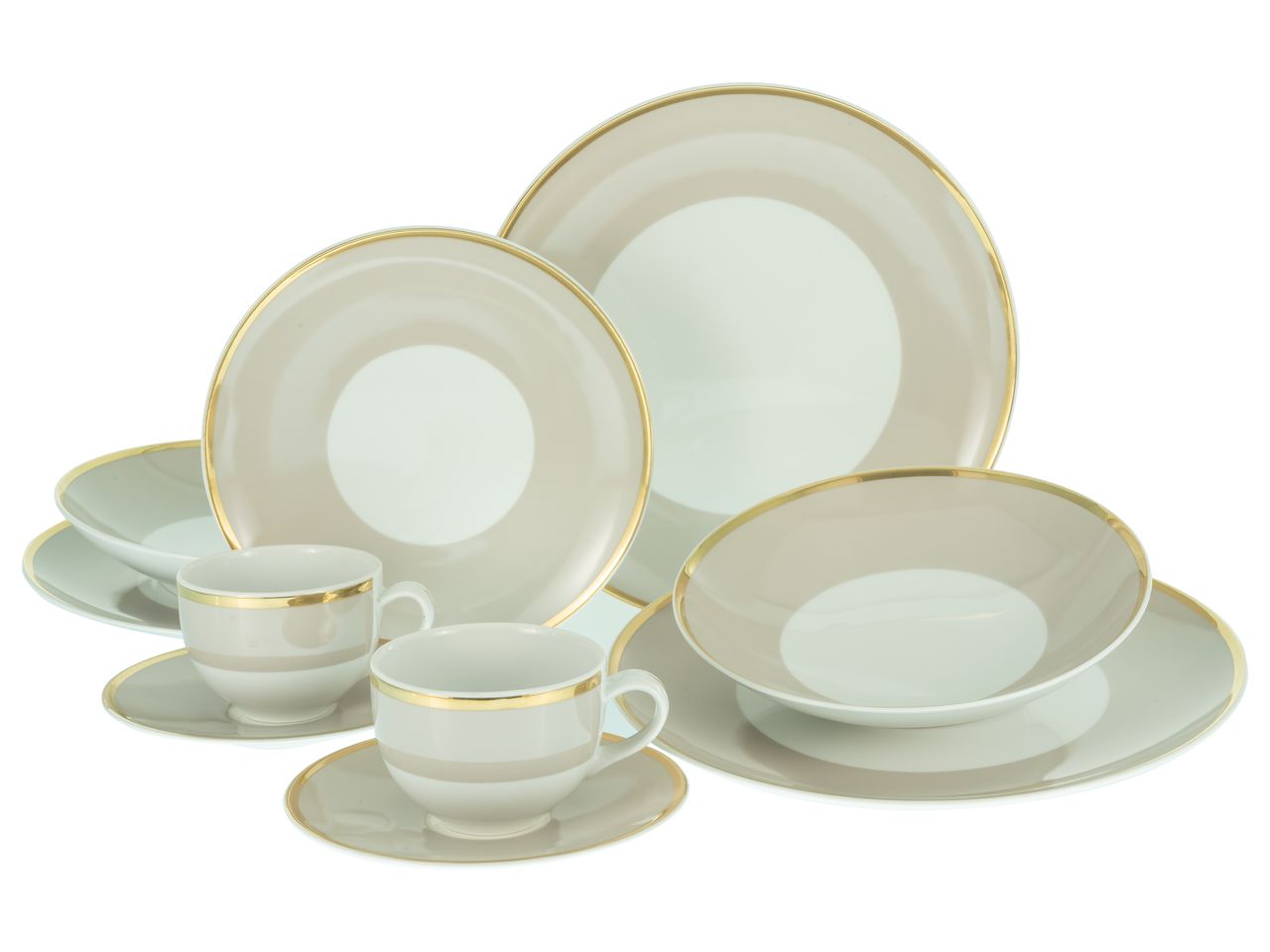 CreaTable FESTIVE creme Kombiset 10-tlg