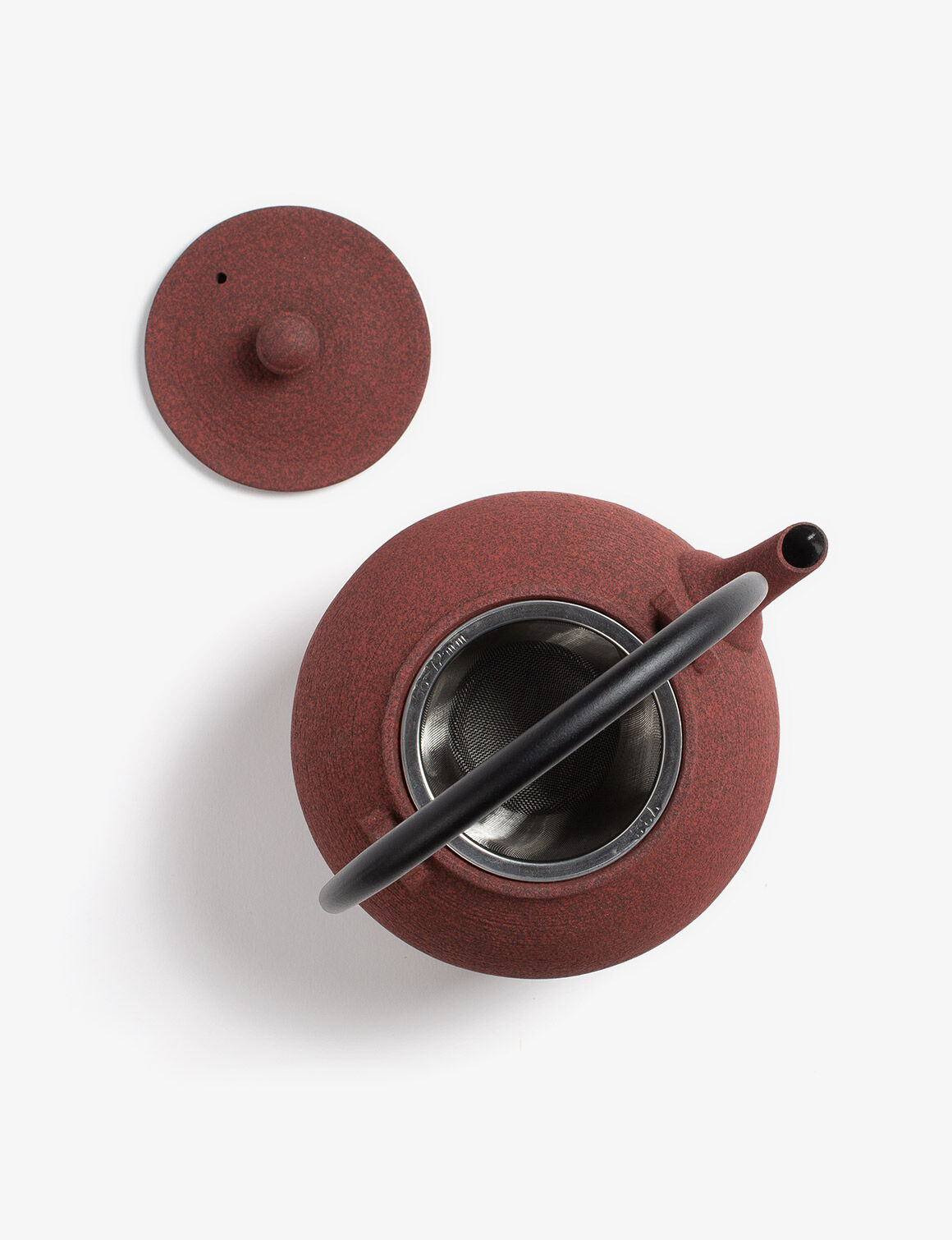 Théière Fonte du Japon  HIKIME 0.95L  ROUGE