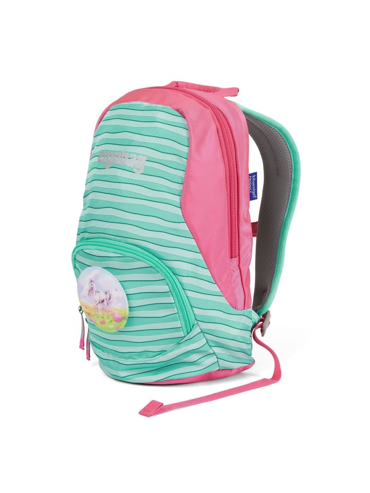 Ergobag Ease Kinderrucksack 30 cm in streifen mint günstig kaufen onesize