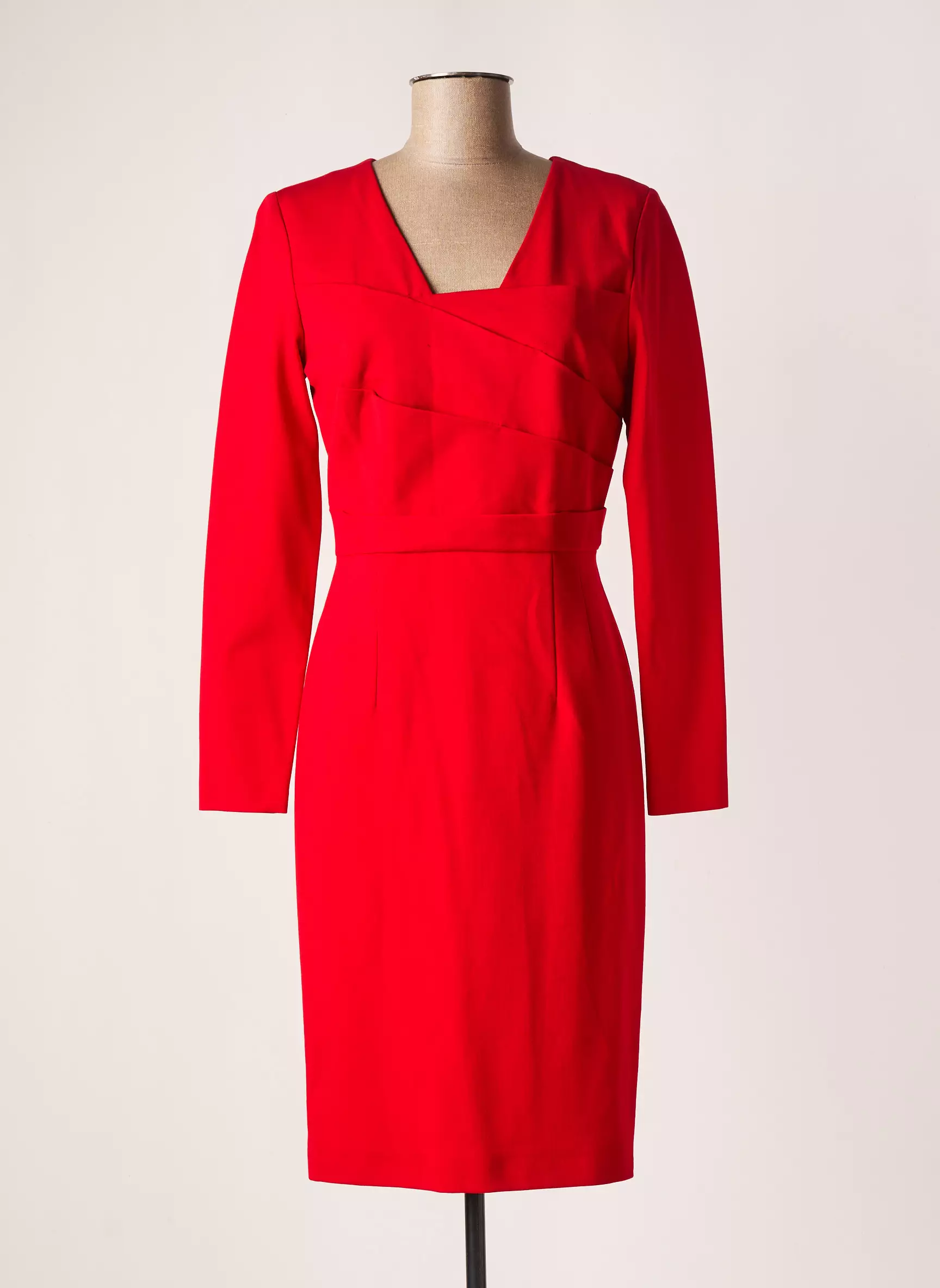 Arggido Robes Mi Longues Femme couleur rouge