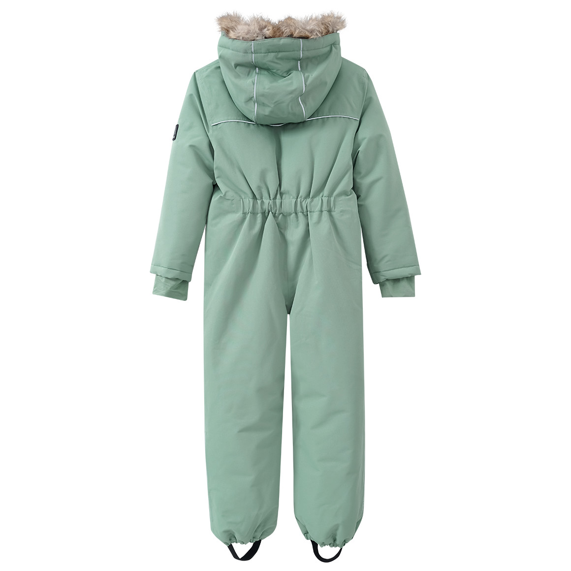 Kinder Schneeoverall mit Fellimitat