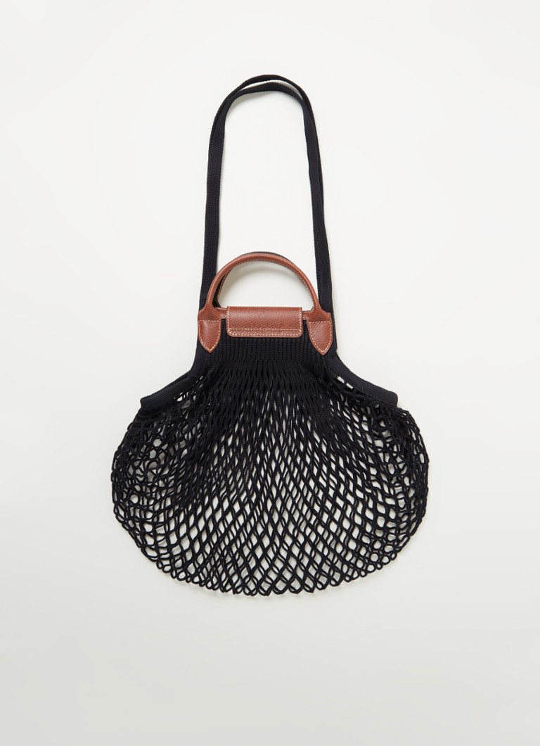 Sac à main Longchamp Le Pliage Filet avec détails en cuir