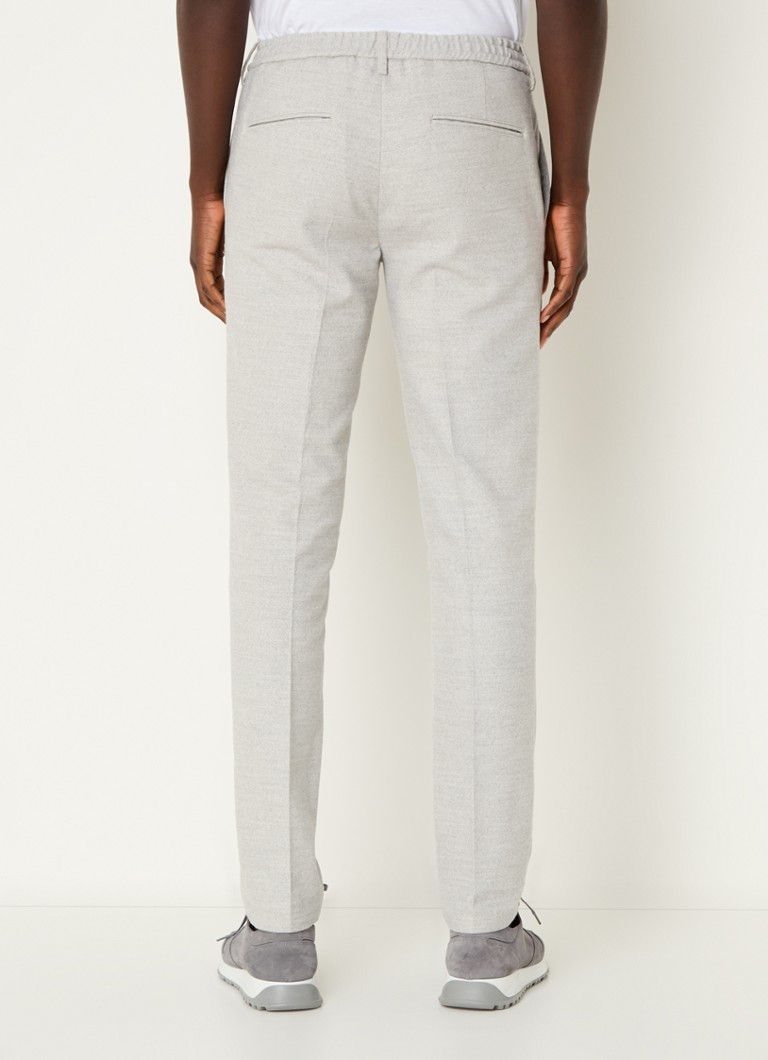 Profuomo Chino slim fit con bordi arrotondati e bordi arrotondati