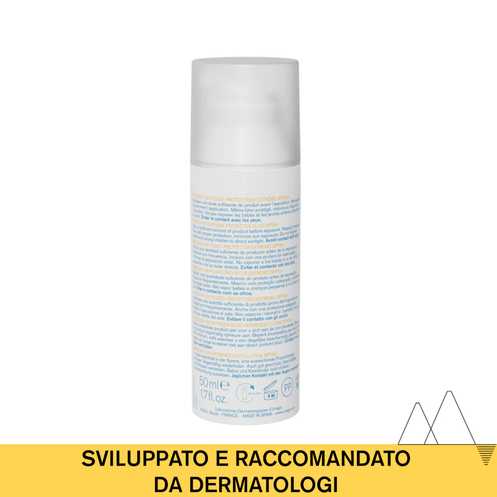 BARIESUN 100 Extreme Protective Fluid SPF50+ - Højbeskyttelses solcreme til ansigtet.