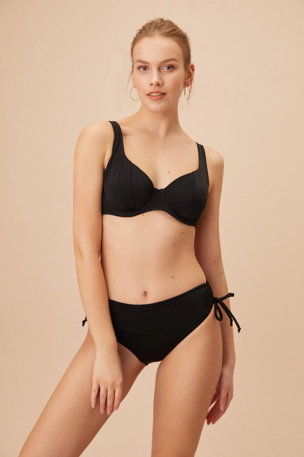 SUWEN  Seitlich geraffte Bikinihose