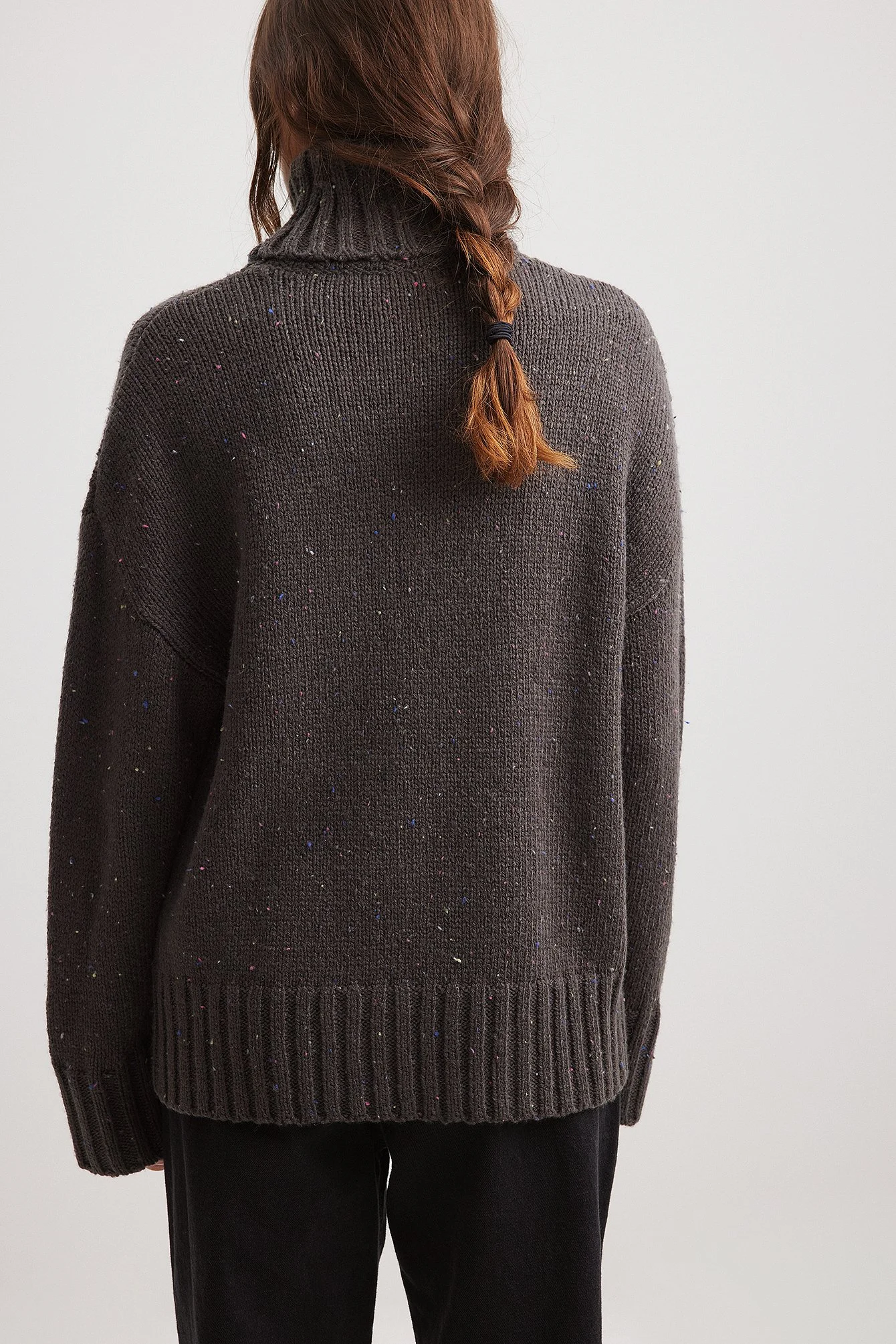 Strickpullover mit Rollkragen