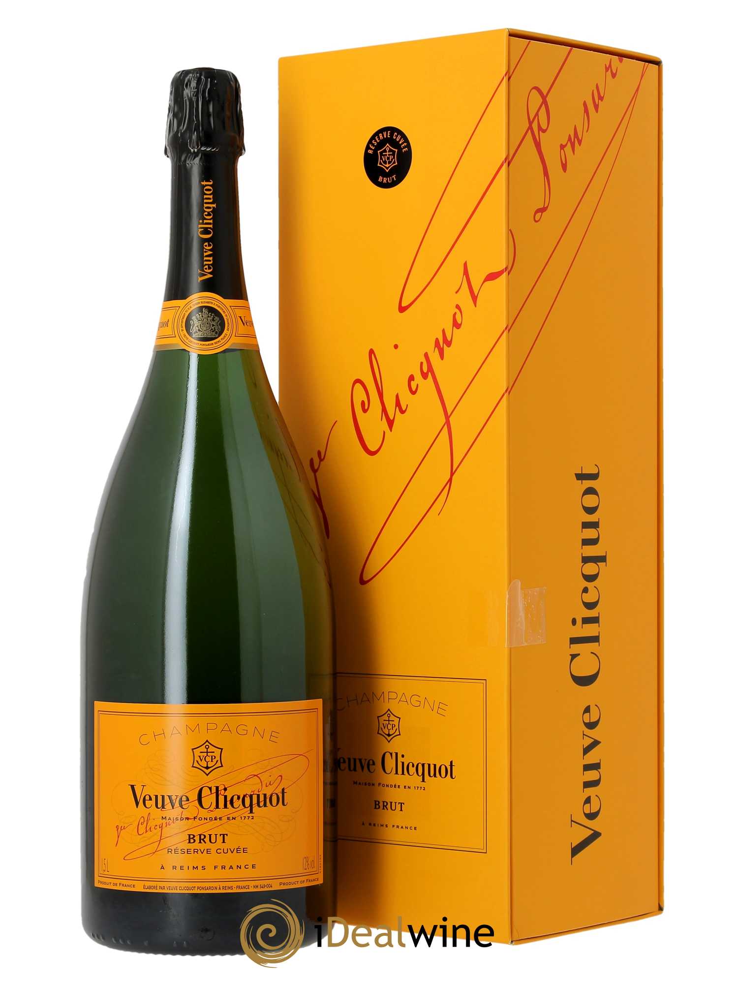 Brut Réserve Veuve Clicquot Ponsardin   - Lot de 1 Magnum