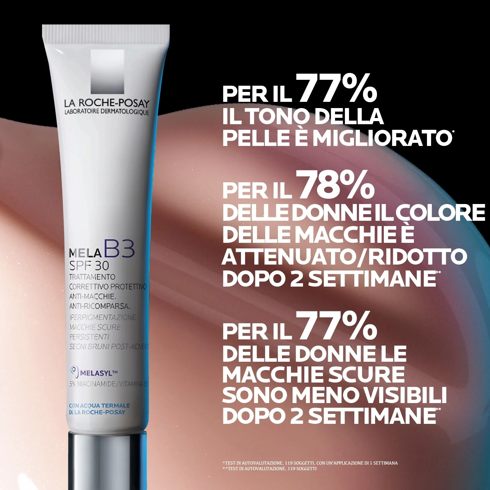 Creme de dia antiacne Apple B3 com FPS 30.