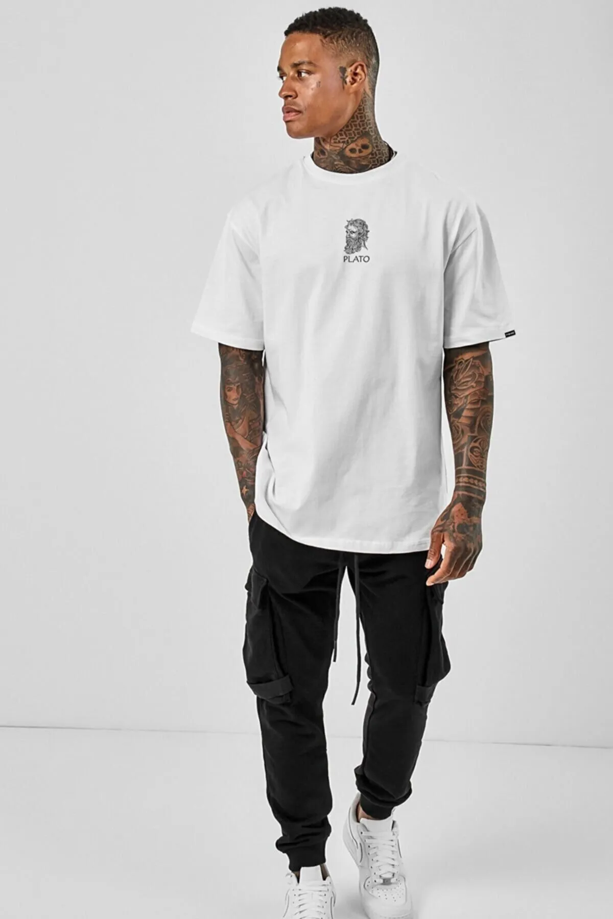 MOONBULL  T-Shirt - Weiß - Regular Fit