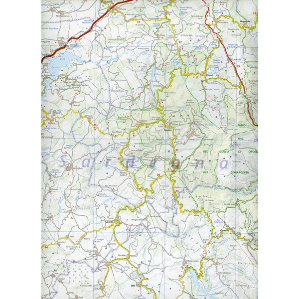 Michelin Lokalkarte Sardinien 1 : 200 000 - Straßenkarte
