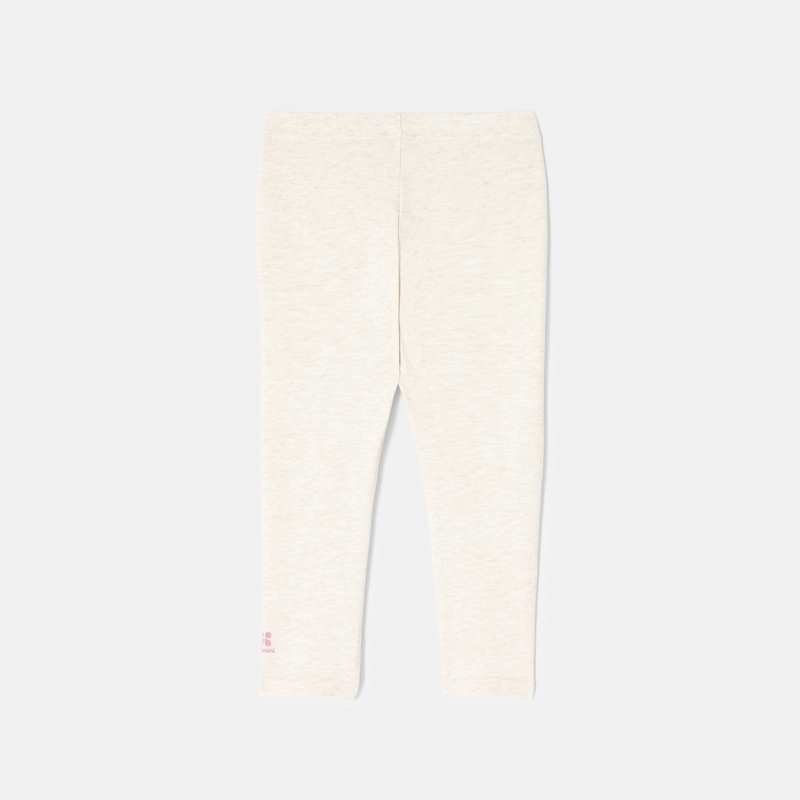 Legging bébé fille jersey beige chiné Catimini