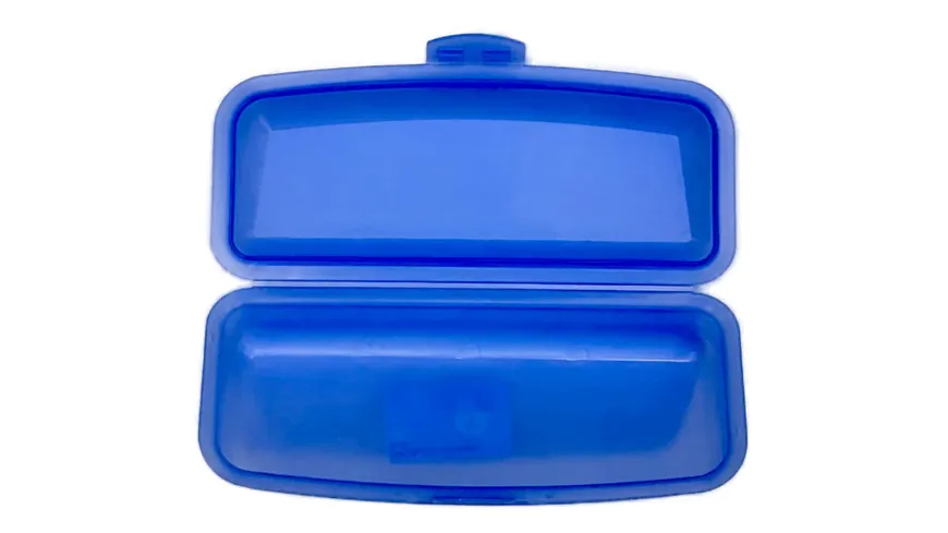 Klickbox-Etui azur