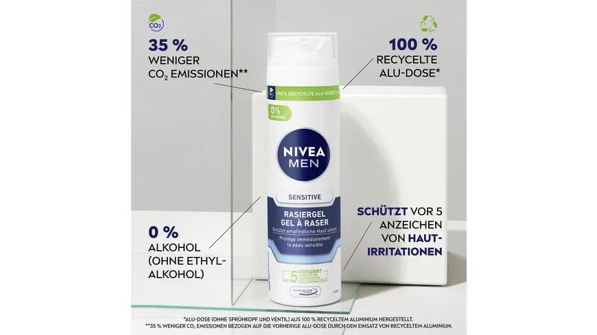 NIVEA MEN Sensitive Rasiergel 200 ml